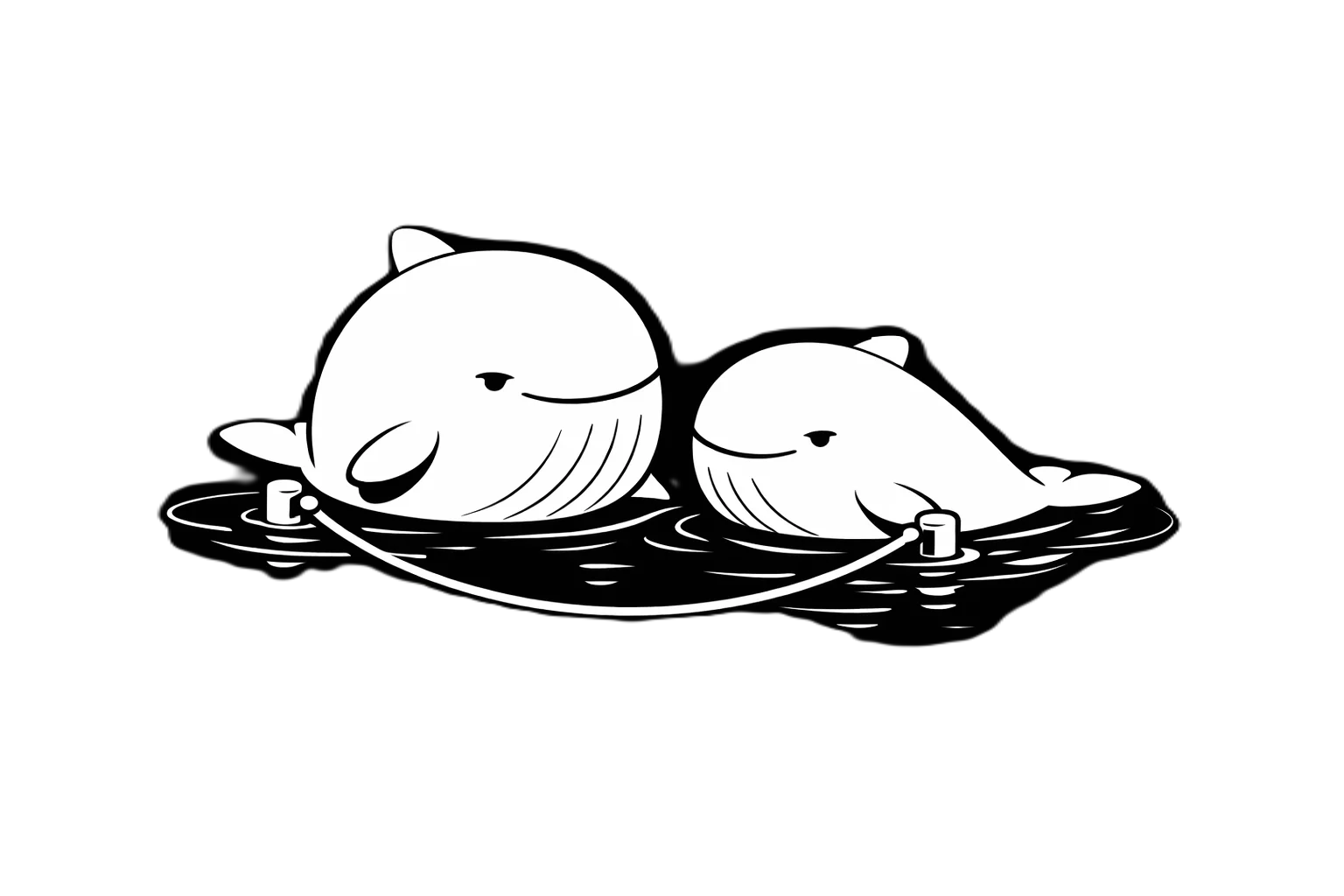 Whales Sleeping